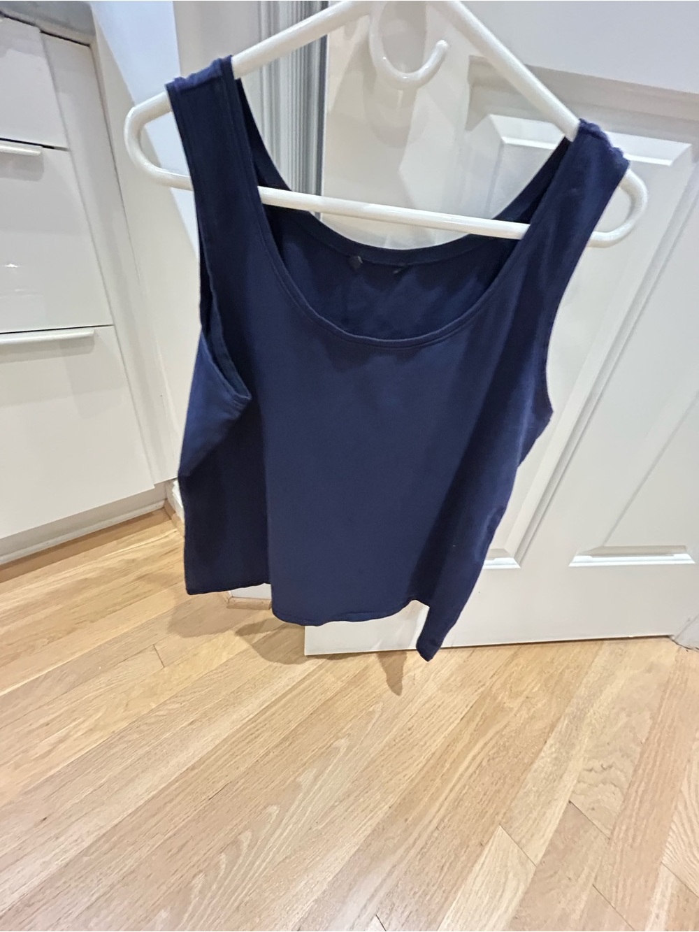 Women’s Navy Scoop Neck Tank Top